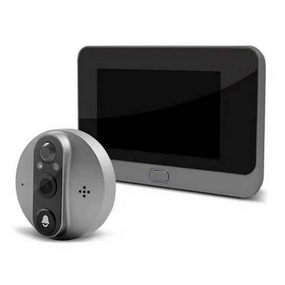 Smart Video Door Bell Tuya CCTV Camera 1080P HD 4.3 Inch LCD 5000mah Wifi Peephole Video Doorbe