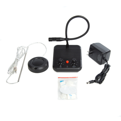 AC 12V Dual Way Window Speaker Intercom System Zero Touch Communication