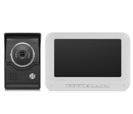 7 Inch 4 Wire Video Intercom System door entry Control 800x480 1000TVL LCD