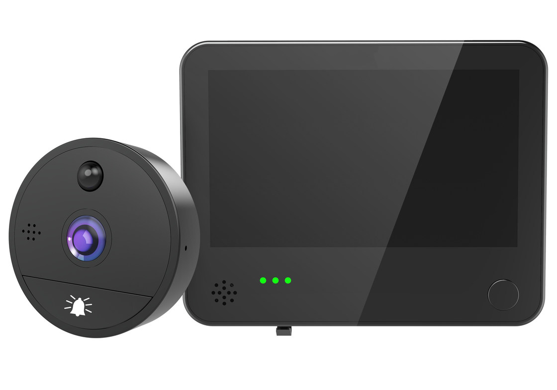 Call Button Peephole Ring Doorbell 2MP resolution Colour Camera